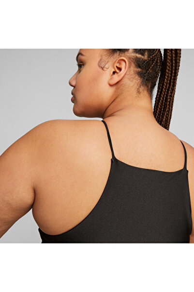 Puma Womens T7 Sports Crop Tank Top - Black