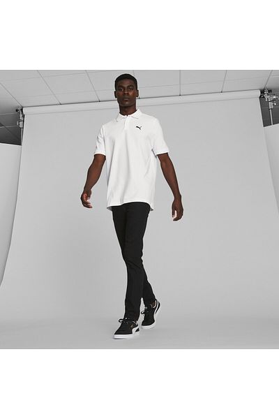 Puma Mens Essential Pique Polo Shirt - White
