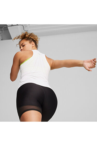 Puma Womens Run Cloudspun Running Sports Tank Top - White