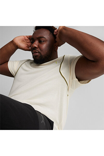 Puma Mens M Concept Training T-shirt - Beige