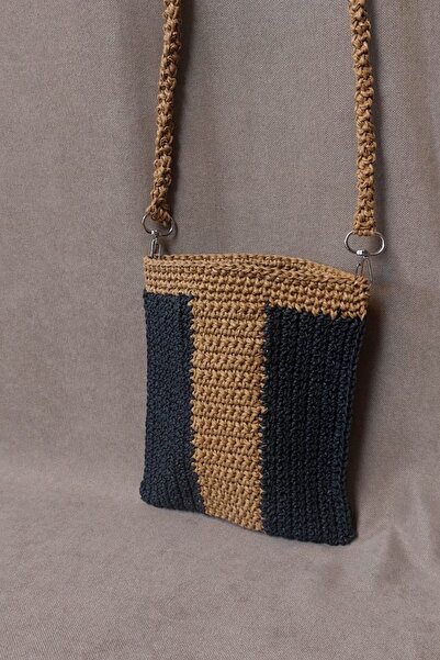 Uretti - Volkan 4975 6774 Handmade Paper Rope Shoulder Bag