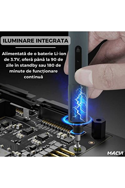 MACVI Macvi® 49 in 1 Precision Electric Screwdriver Set, Rechargeable, for Mobile, Li-ion 400mAh