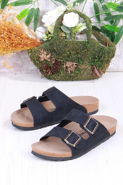 Pierre Cardin Stock Comfortable Sole Hospital Pool Sea Beach Ανδρικές Παντόφλες Μαύρες
