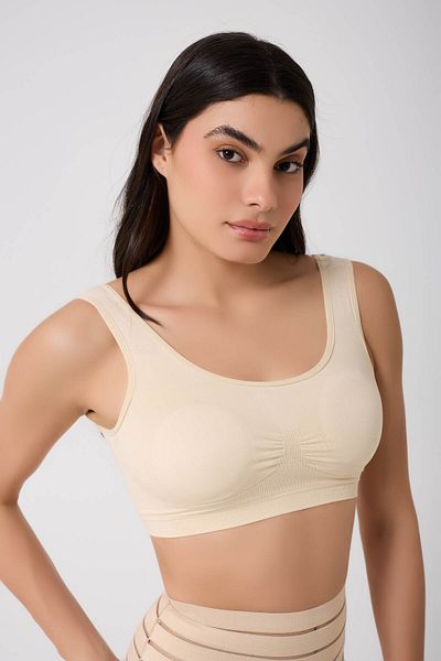 MODAGO Breast Enhancer Bustier Corset with Thick Straps and Pads
