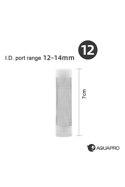 Choice 12mm 2pcs Aquarium Filter Stainless Steel Inlet Protective Net Cover Small Shrimp Fish Protection Me
