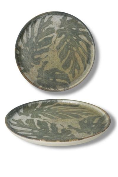 Keramika Nordic Cake Plate 22 cm Patterned 6 Pieces Msh