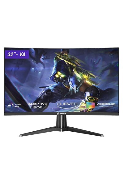 GAMEBOOSTER 32" Gb-3218cf 1ms 180hz Freesync/g-sync Rgb Curved 1500r Va Fhd G...