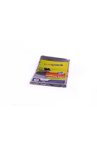Hotpack Heavy Duty Black Garbage Bag, Trash Bag Large, 55 Gallons, 80x110cm, 300 Pieces