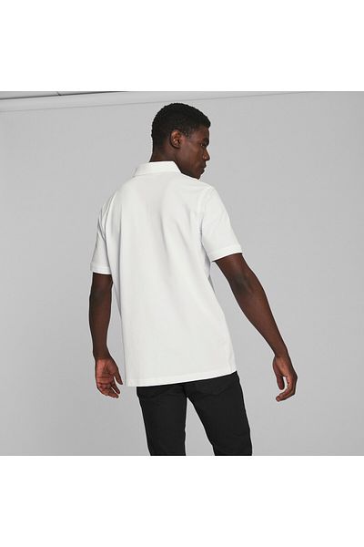 Puma Mens Essential Pique Polo Shirt - White