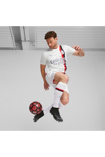 Puma Mens Ac Milan Football Shorts - White