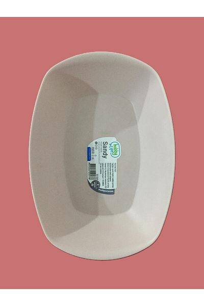 HOBBY LİFE Sandy Plate Oval Boat Plate -11,7 X 17 X 3,5 (H) cm / Pink- 03 1268-1 Piece