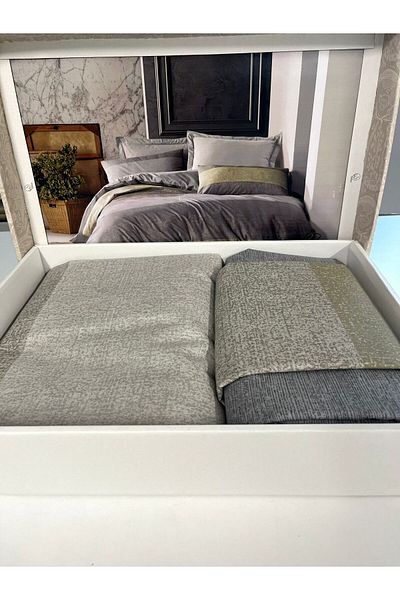 Elvira Home Collection Eh Βαμβακερό Σετ Παπλωματοθήκη Διπλό-Σετ Παπλωματοθήκη-Σεντόνια Μαξιλαροθήκη-(Σε κουτί)