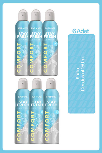 Farmasi Stay Fresh Comfort Deodorant Kadın 150 ml - 6 Adet