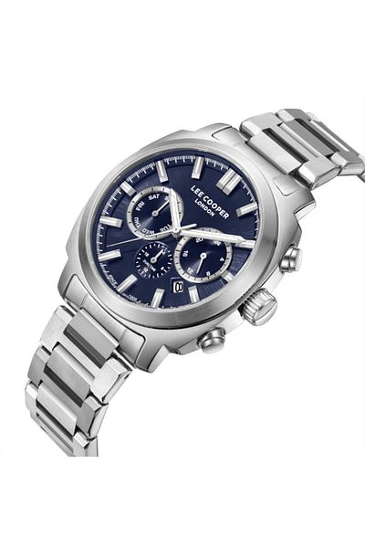 Lee Cooper Lee Cooper Men's Multi Function Dark Blue Dial Watch - LC08144.390