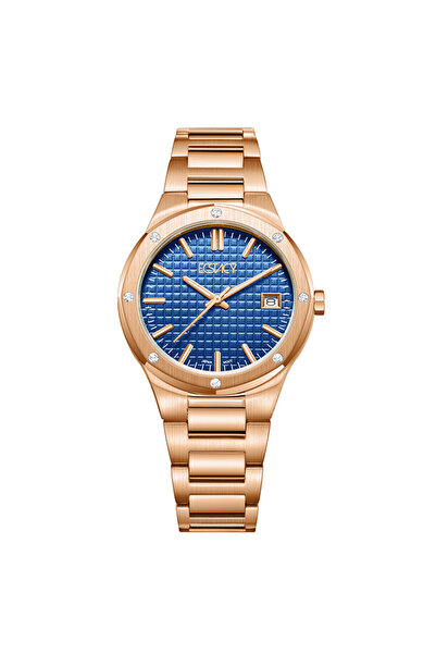 ECSTACY Ecstacy Women's Analog Blue Dial Watch - E23509-RBKN