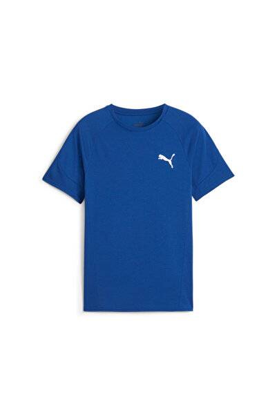 Puma Youth Boys EVOSTRIPE T-Shirt - Blue