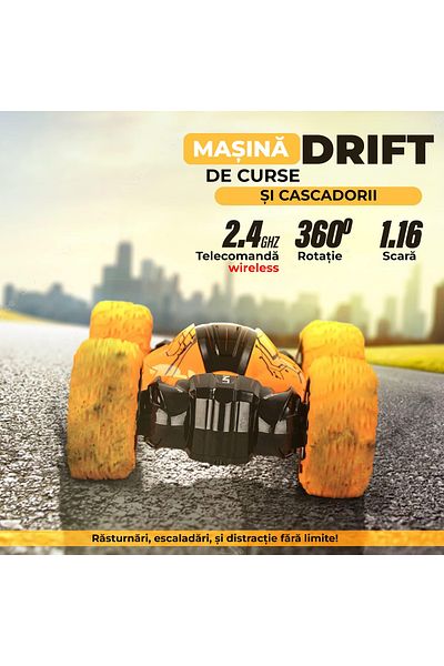 Pitikot Pitikot® RC remote control car for kids drift stunt car