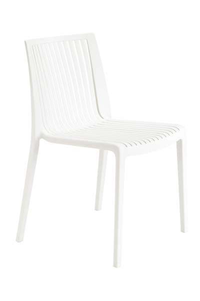 Papatya Cool Plastik Sandalye Beyaz - Bahçe Balkon Mutfak Sandalyesi