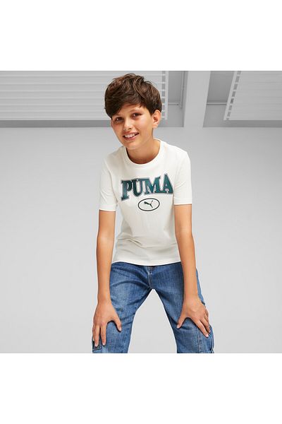 Puma Youth Boys SQUAD T-Shirt - White