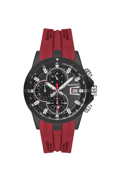 Quantum QUANTUM Men's Chronograph Black Dial Watch - HNG893.658