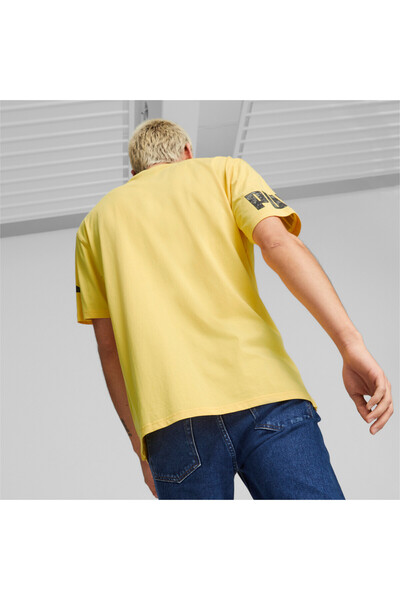 Puma Mens POWER T-Shirt - Yellow