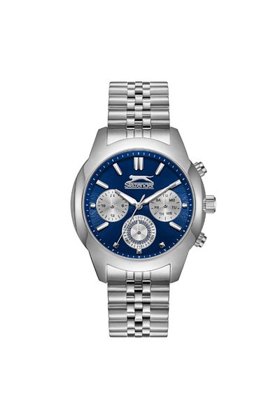 Slazenger SLAZENGER Men's Multi Function Dark Blue Dial Watch - SL.9.2407.2.05