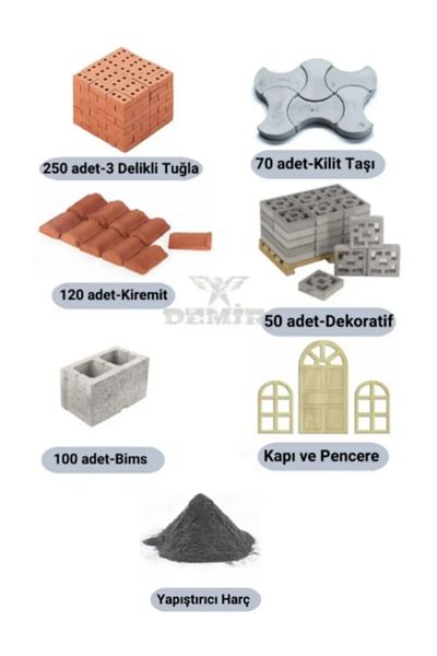 Demir Yapım Miniature 3-Hole Brick&Bims Package