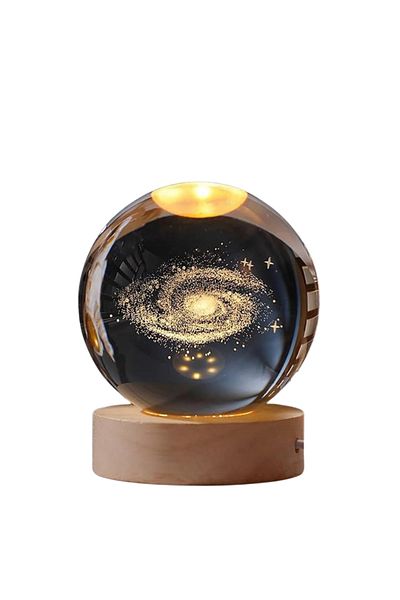 OEM Globe Lamp, Milky Way, Globe - 6 cm diameter, Base - 2 cm height, warm light