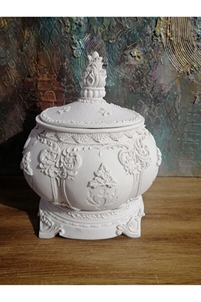 Hobi&Polyester Atölyesi Yuvarlak Kapaklı Küp