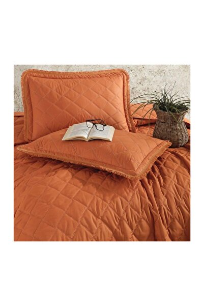 Clasy Çift Kişilik Yatak Örtüsü Tafana Oranj