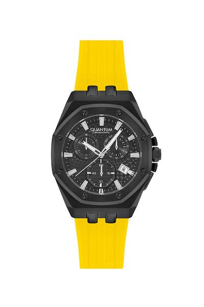 Quantum Quantum Men's Chronograph Black Dial Watch - HNG949.654