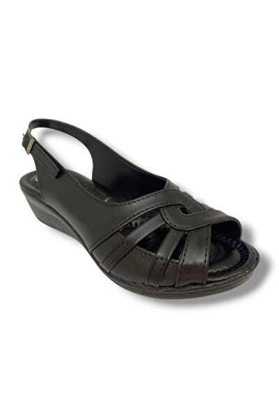 Fears 0057-25 Δερμάτινα γυναικεία σανδάλια με 4 λουράκια και τακούνι