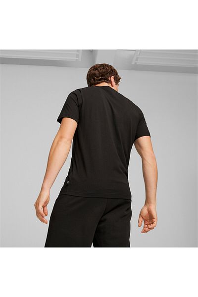Puma Mens ESS+ PALM RESORT Graphic T-Shirt - Black