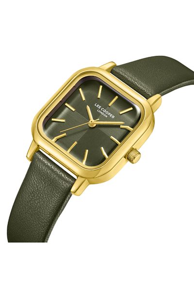 Lee Cooper Women's Analog Dark Green Dial Watch - LC08152.177
