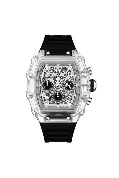 Kenneth Scott Men's Multi Function Ivory Dial Watch - K25103-ZSBI