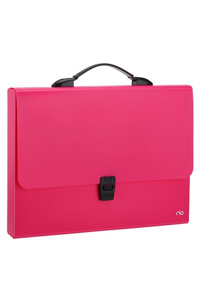 Deli Plastic Briefcase With Handle A4 Neon Colors Deli
