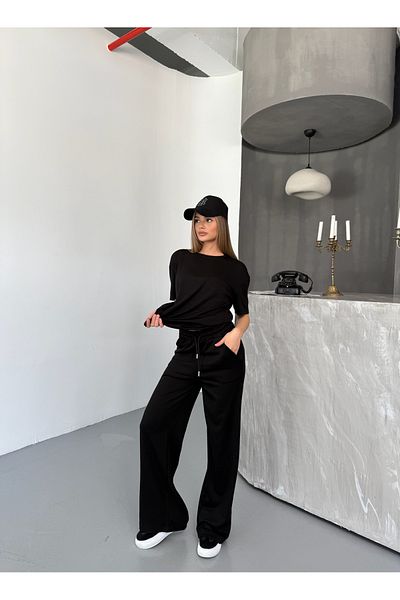 Tarz Cool Women Modal Fabric Short Sleeve Tracksuit Set Soft/Flexible – Comfortable Bottom-Top Suit