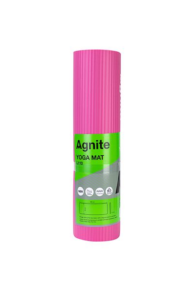 Deli Yoga Mat 183*61*1cm + Carry Bag Agnite Pink Deli