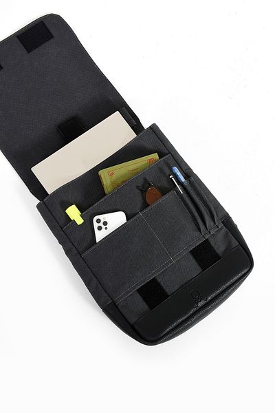 Fiyaka Σακίδιο πλάτης Mega 419 Unisex Canvas με θήκη Laptop ΜΑΥΡΟ