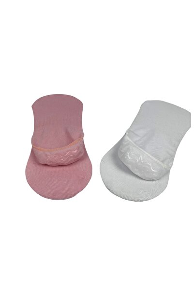 JUST SOCKS 5-парични памучни балетни чорапи за момичета със силиконова подложка