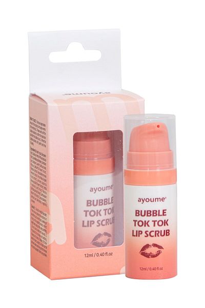 Ayoume Moisturizing, Dead Skin Peeling Lip Scrub - Bubble Tok Lip Scrub 12ml