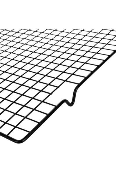 RABY Cake and cake cooling rack, steel, 28 x 25 cm, black