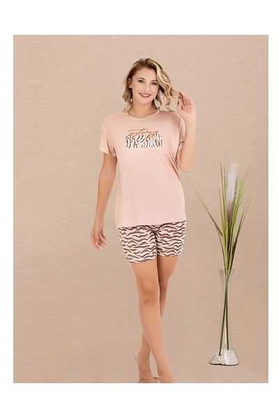 Lady κρεμ Σετ Πιτζάμες New Season με Σορτς 7730 (ΚΡΕΜ ΧΡΩΜΑ)