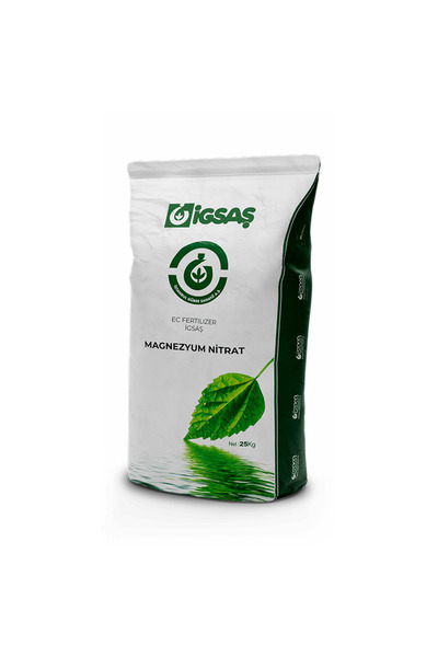 İGSAŞ İgsaş Magnezyum Nitrat – 25 kg | Suda Çözünür Toz Magnezyum Gübre