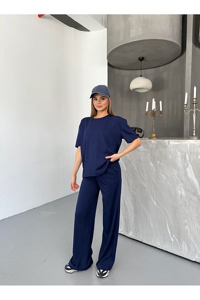 Tarz Cool Women Modal Fabric Short Sleeve Tracksuit Set Soft/Flexible – Comfortable Bottom-Top Suit