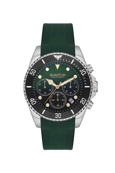 Quantum Men's Chronograph Green Dial Watch - PWG1099.277