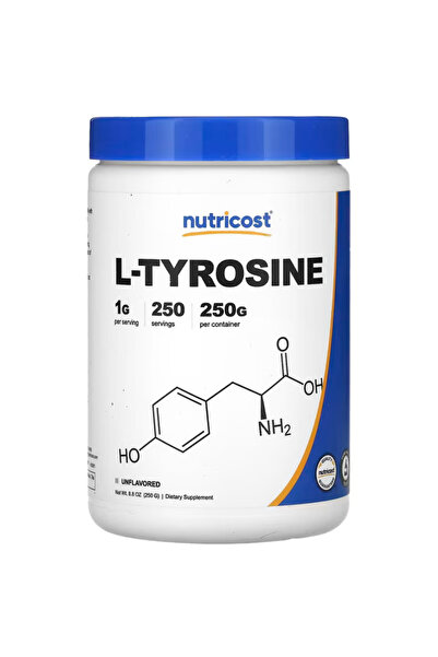 Nutricost L-Tyrosine Powder 250 Grams - Pure L-Tyrosine Powder 1000mg Per Ser...