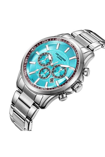 Lee Cooper Men's Multi Function Light Blue Dial Watch - LC08149.300