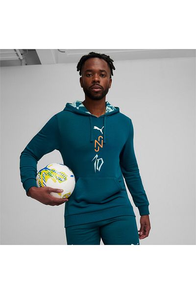 Puma Mens x NEYMAR JR Creativity Football Hoodie Sweatshirt - Blue