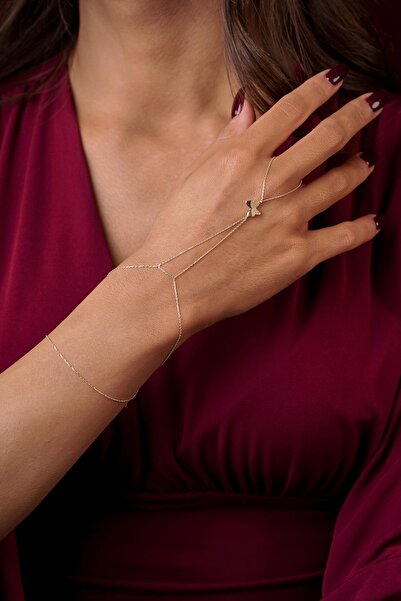 Fiyonk Kuyumculuk 14 Ayar Altın Kelebek Şahmeran – Hafiflik, Zarafet ve Yeniden Doğuşun Sembolü